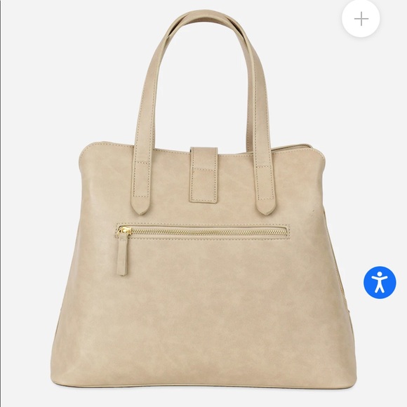 Fawn Design Satchel Taupe Diaper bag Mandi Nelson - Picture 4 of 17